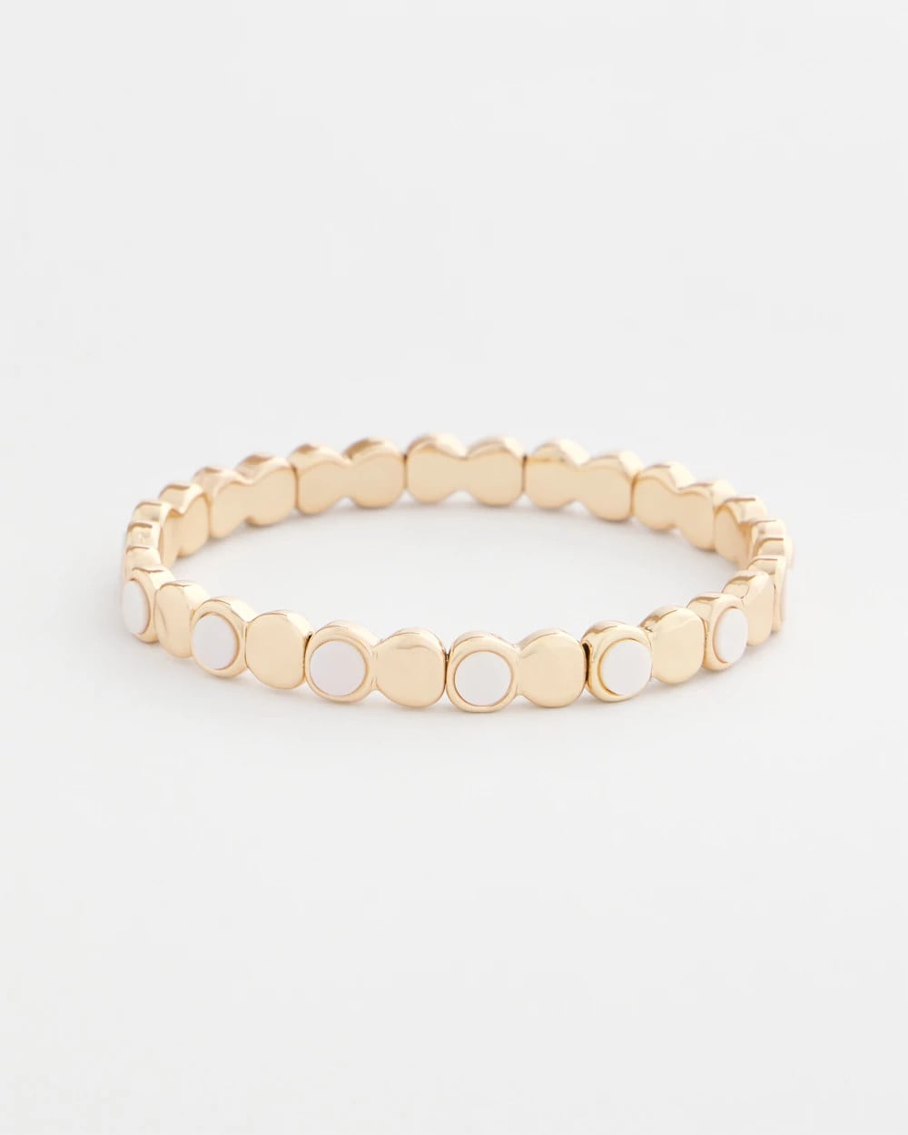 Chico's Premium | Pearl Mini Circle Stretch Bracelet