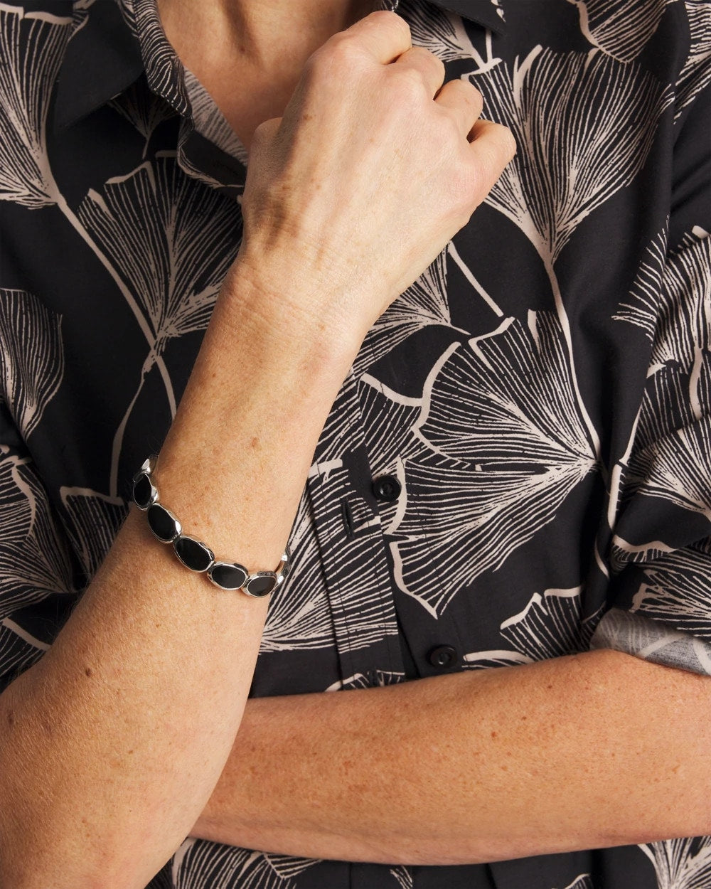 Chico's Featured | Black Large Stretch Bracelet