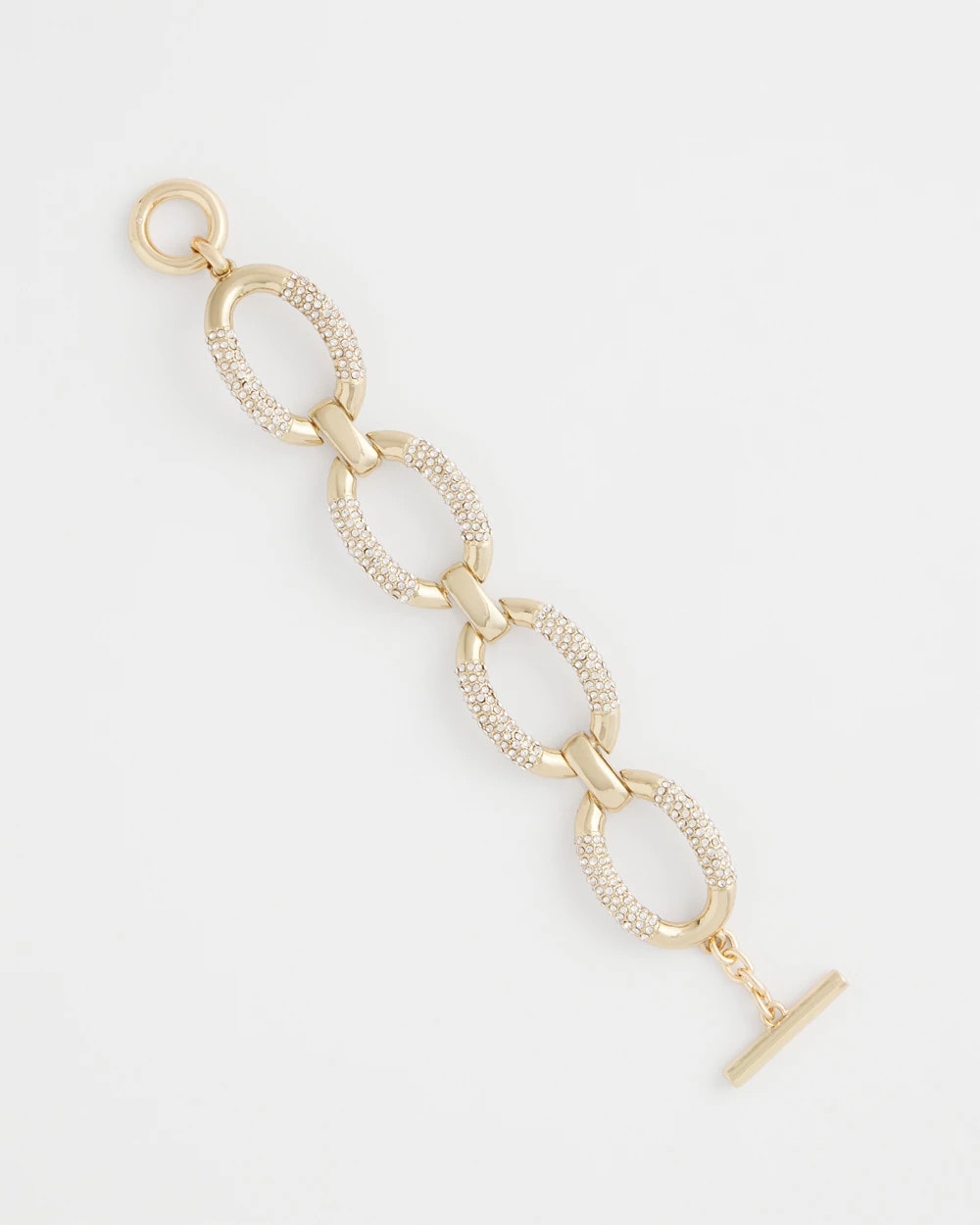 Chico's Special Offer | Large Pave Link Toggle Bracelet