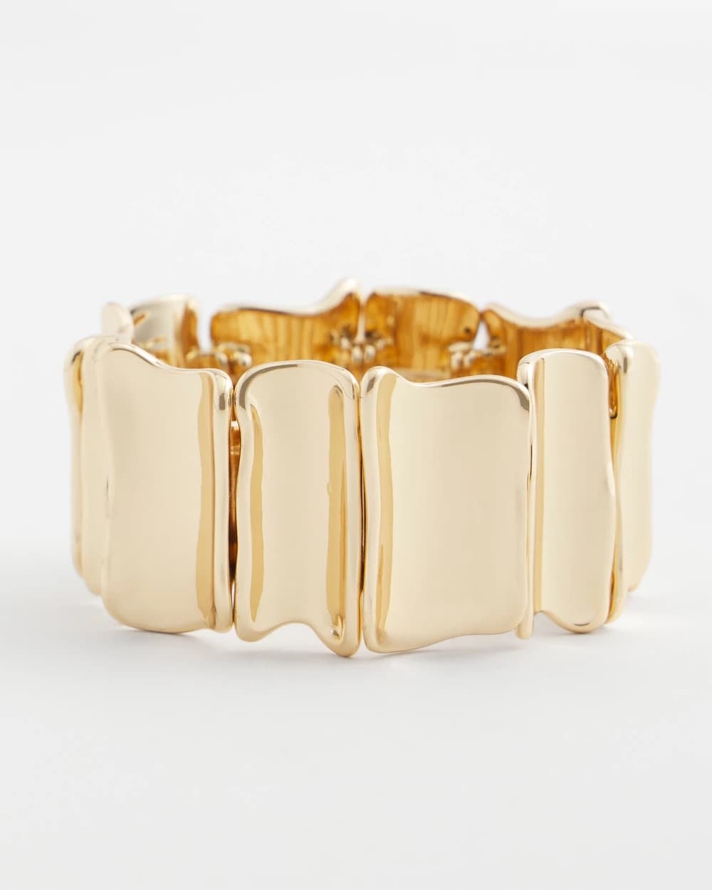Chico's Classic | Gold Wavy Stretch Cuff