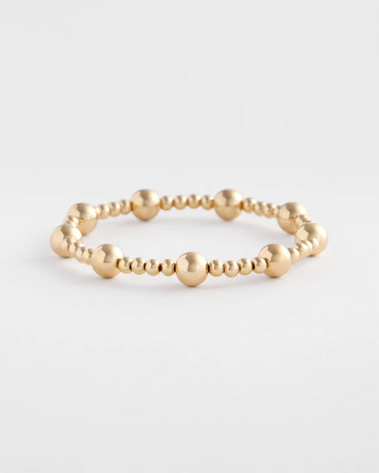 Chico's Recommended | Gold-tone Medium Bead Stretch Bracelet