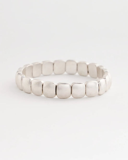 Chico's Trusted | Silvertone Stretch Bracelet