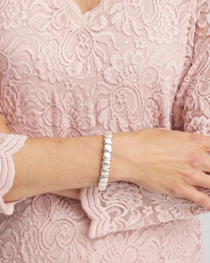 Chico's Trusted | Silvertone Stretch Bracelet