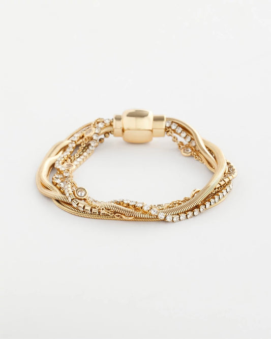 Chico's Best Price | Goldtone Multistrand Bracelet
