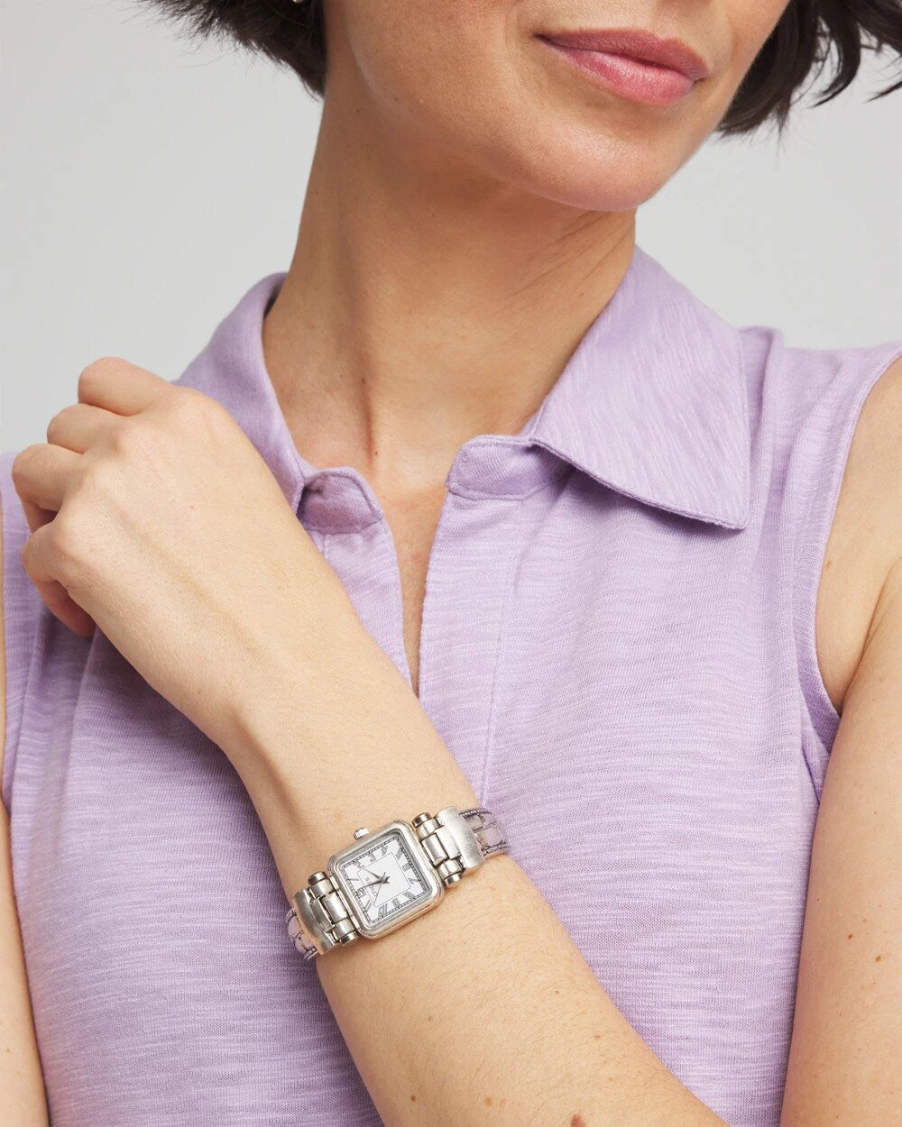 Chico's Signature | Chico's Originals Vintage Silver Cuff Watch