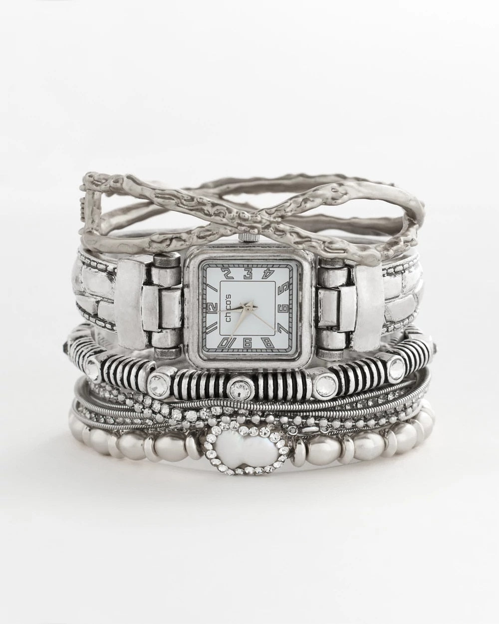Chico's Signature | Chico's Originals Vintage Silver Cuff Watch