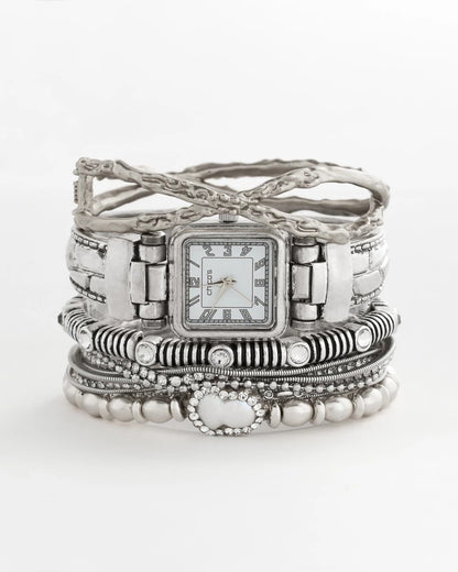 Chico's Signature | Chico's Originals Vintage Silver Cuff Watch