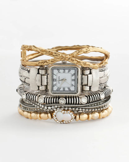 Chico's Sale | Silvertone Multistrand Bracelet
