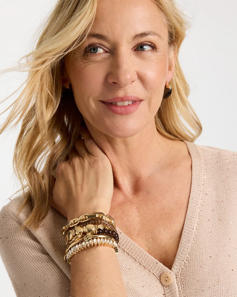Chico's Trusted | Neutral Fireball Stretch Bracelet
