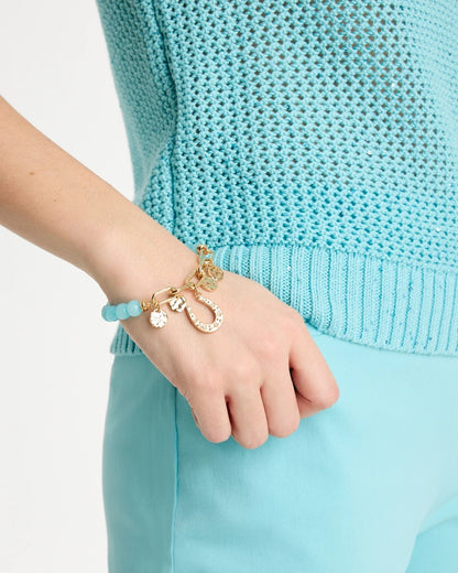 Chico's Customer Favorite | Jade Stone Link Charm Bracelet