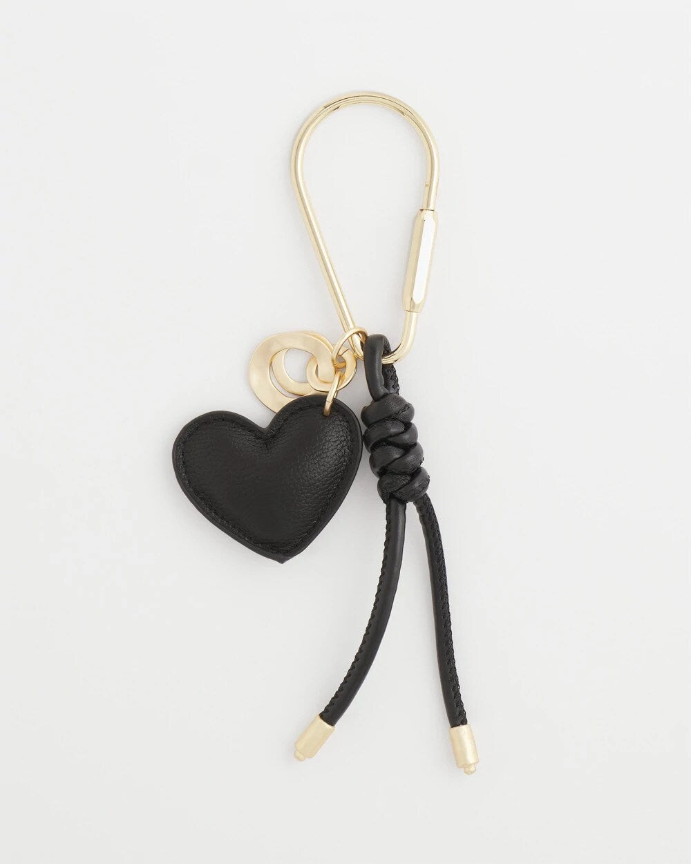 Chico's New | Faux Leather Heart Bag Charm