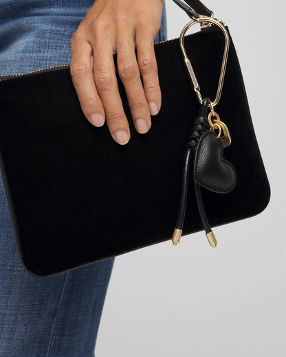 Chico's New | Faux Leather Heart Bag Charm