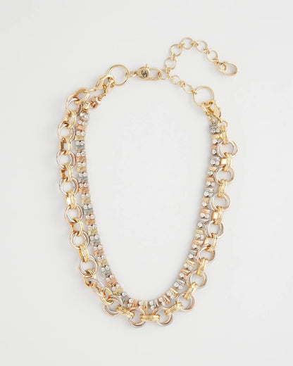 Chico's Special Offer | Convertible Tri-Tone Short Necklace