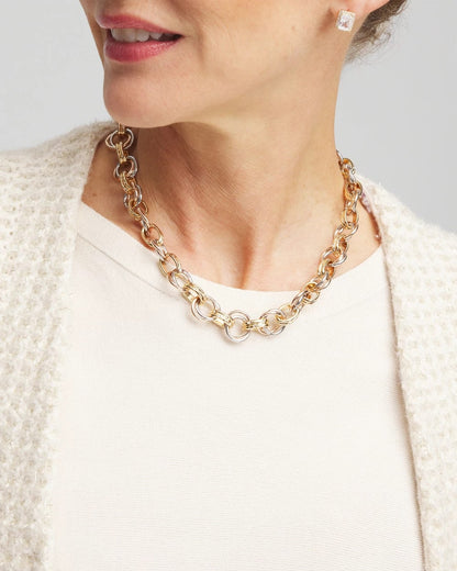 Chico's Special Offer | Convertible Tri-Tone Short Necklace
