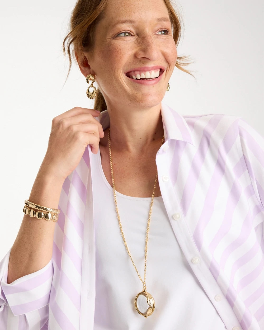 Chico's Great Value | Butterfly Wing Monocle Necklace