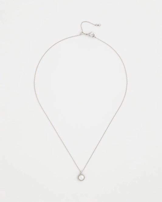 Chico's Latest | Silver Pearl Single Strand Necklace