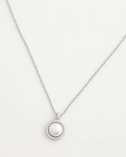 Chico's Latest | Silver Pearl Single Strand Necklace