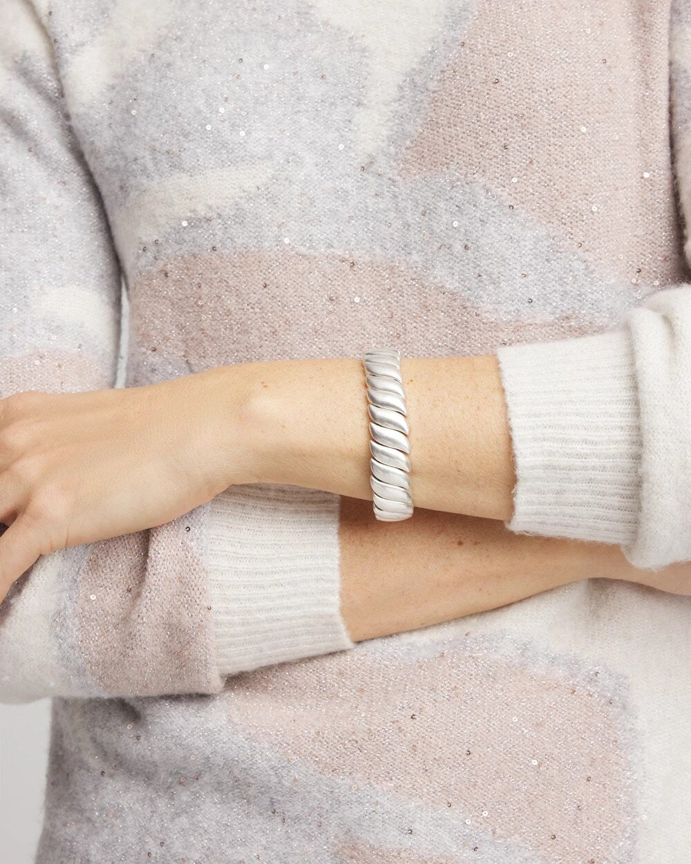 Chico's Customer Favorite | Matte Twist Stretch Bracelet