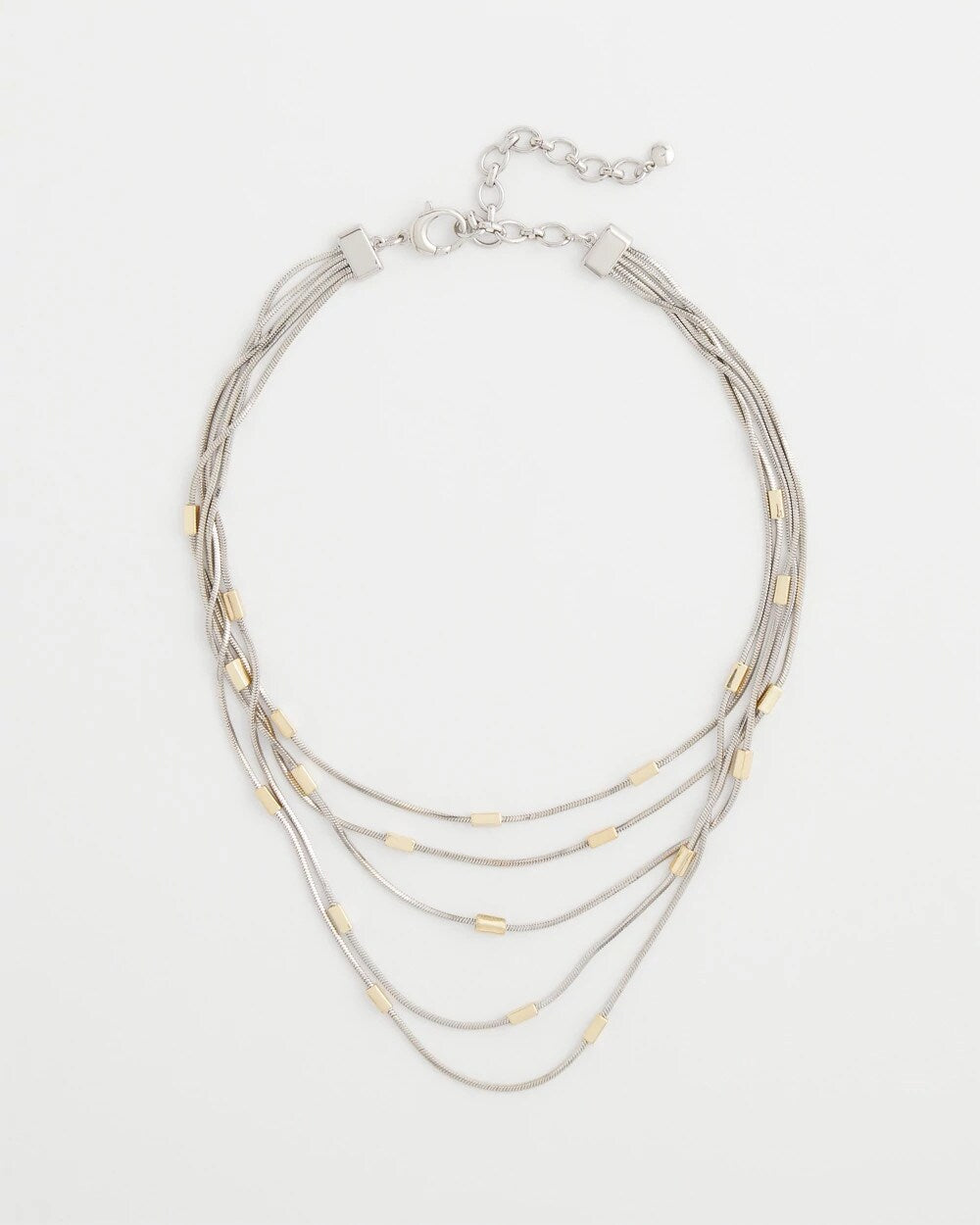 Chico's Quality | Mixed Metal Multi-Strand Necklace