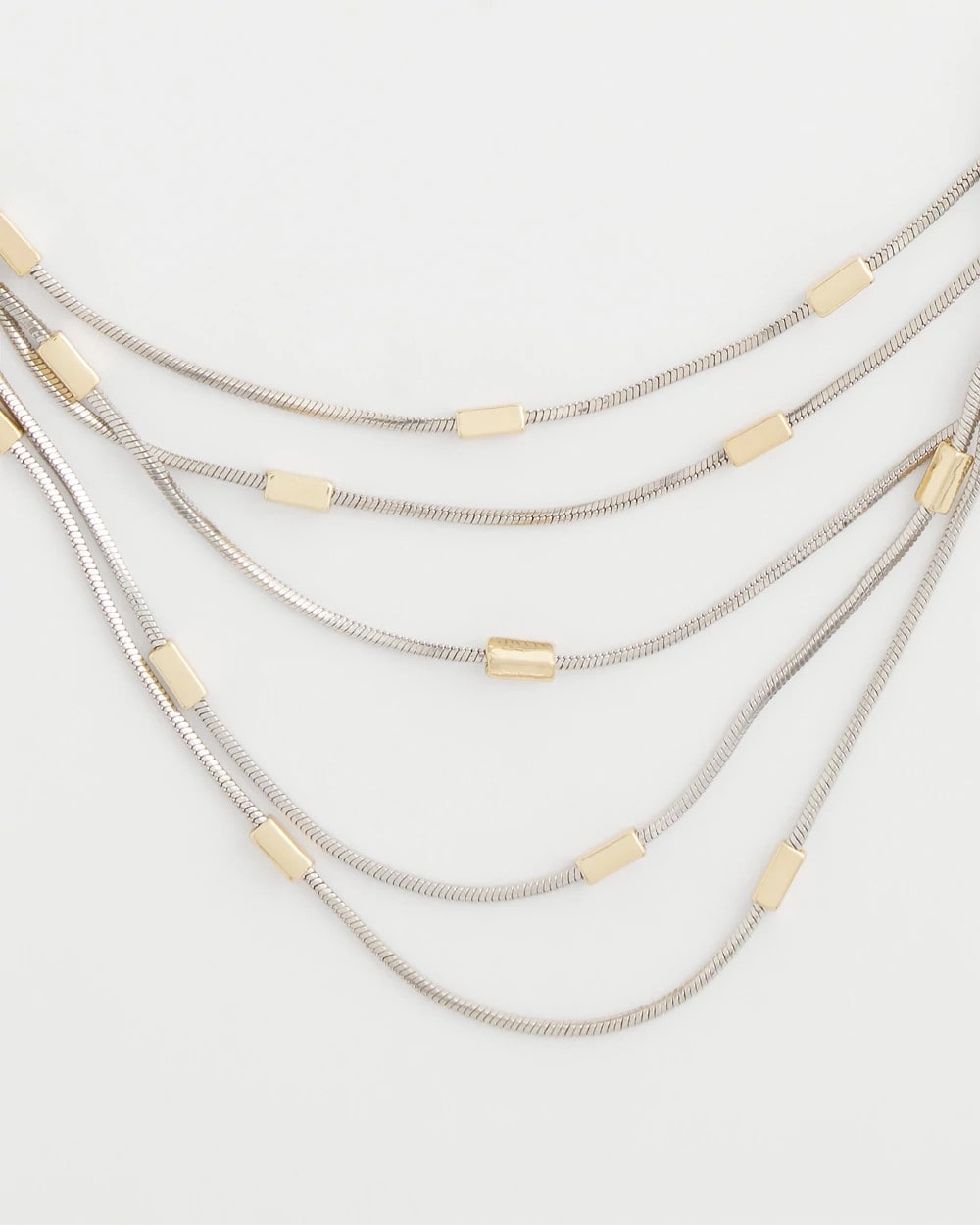 Chico's Quality | Mixed Metal Multi-Strand Necklace
