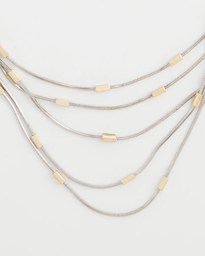 Chico's Quality | Mixed Metal Multi-Strand Necklace
