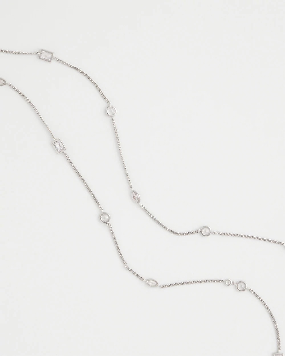 Chico's Customer Favorite | Fine Crystal Long Chain Necklace