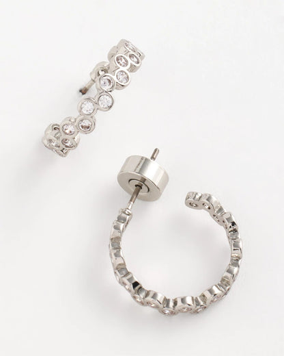 Chico's Special Offer | No Droop® Silvertone Hoop Earrings