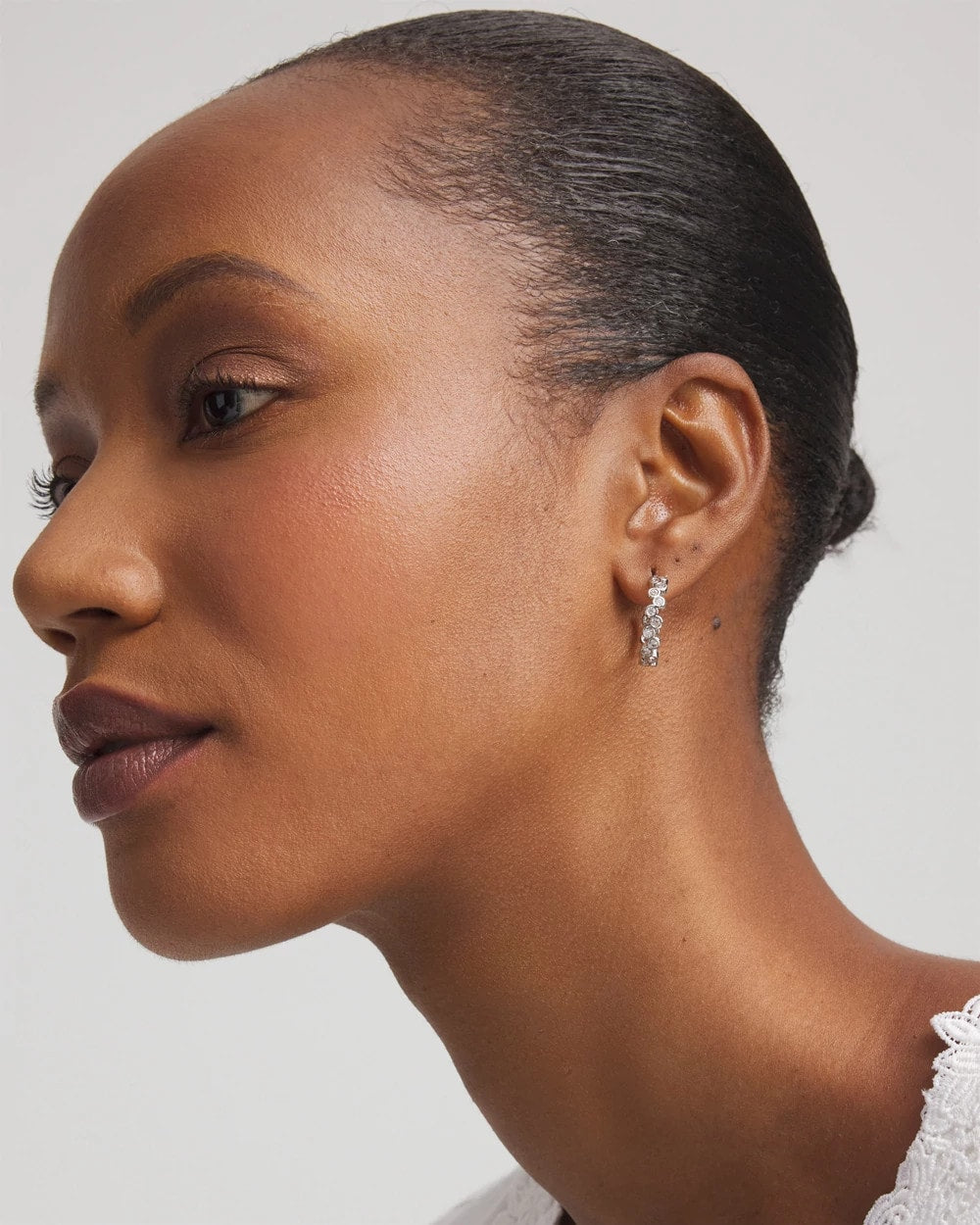 Chico's Special Offer | No Droop® Silvertone Hoop Earrings