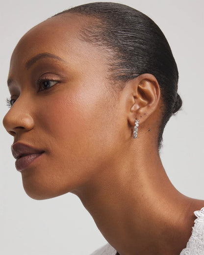 Chico's Special Offer | No Droop® Silvertone Hoop Earrings