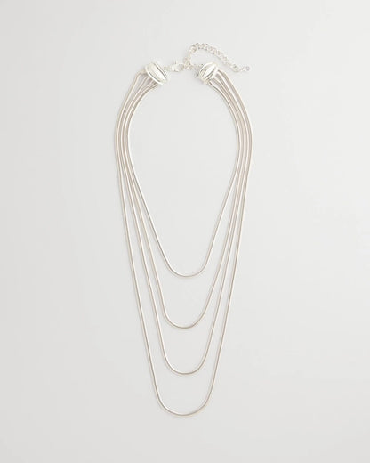 Chico's New | Multi-Layer Snake Chain Necklace