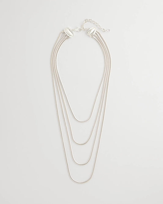 Chico's New | Multi-Layer Snake Chain Necklace