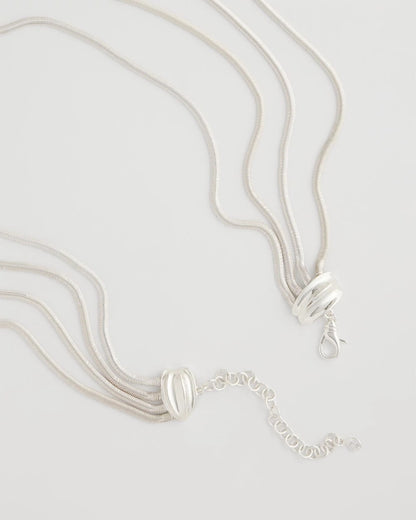 Chico's New | Multi-Layer Snake Chain Necklace