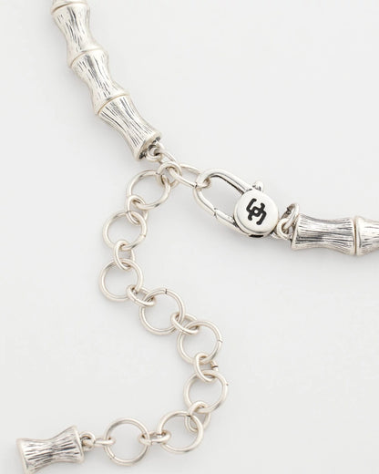 Chico's Best Price | Silvertone Bamboo Collar Necklace