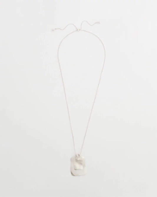 Chico's Top Pick | Adjustable Square Pendant Necklace