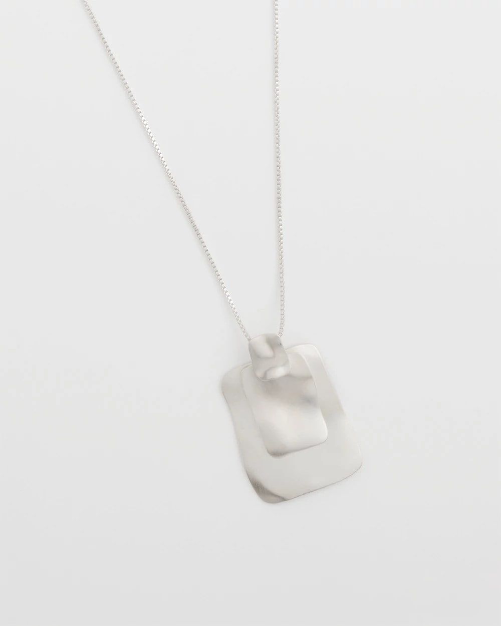 Chico's Top Pick | Adjustable Square Pendant Necklace