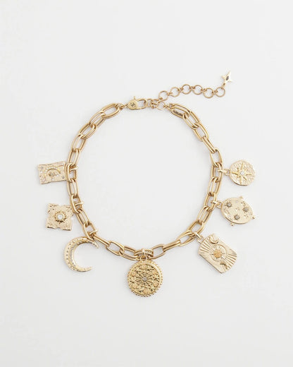 Chico's Discount | Gold Celestial Charm Necklace