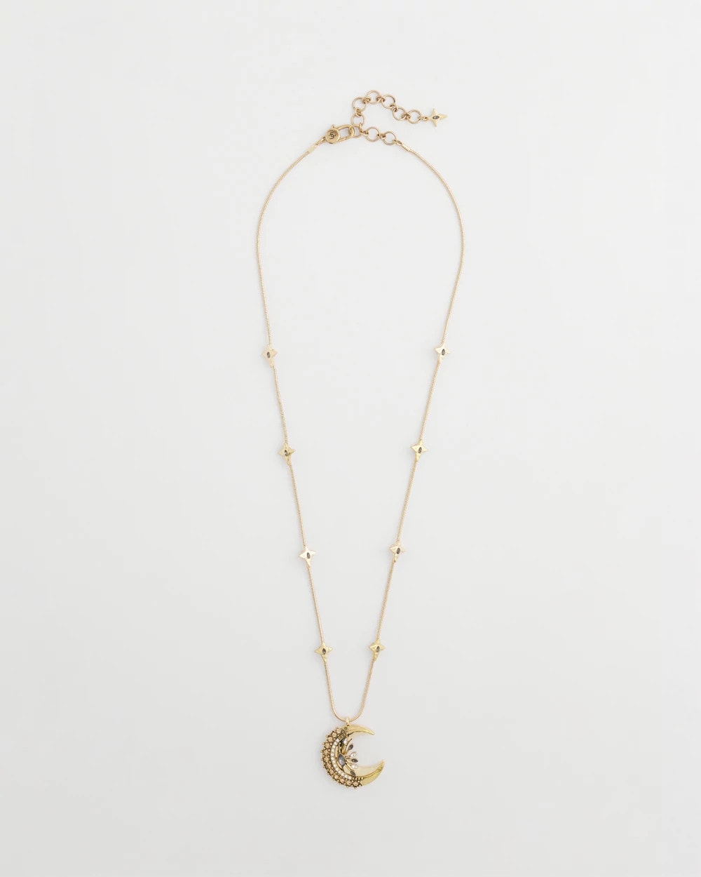 Chico's Exclusive | Gold Moon Pendant Necklace