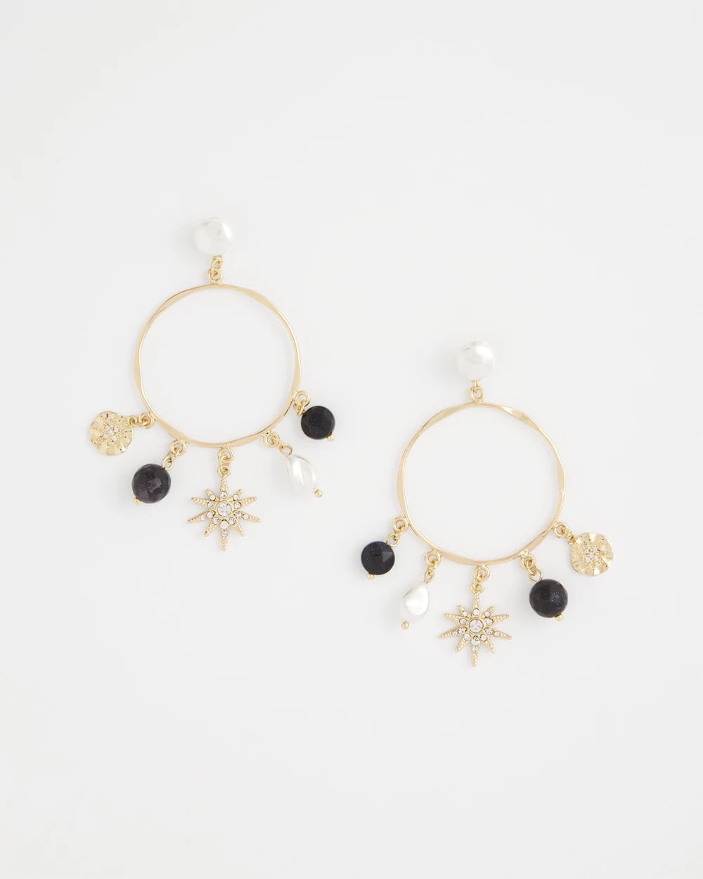 Chico's Customer Favorite | Starry Night Charm Hoop Earrings