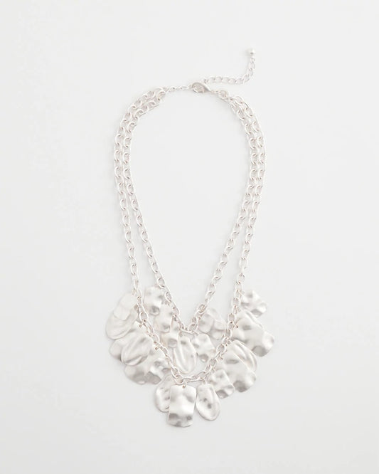 Chico's Everyday | Double Square Charm Pendant Necklace