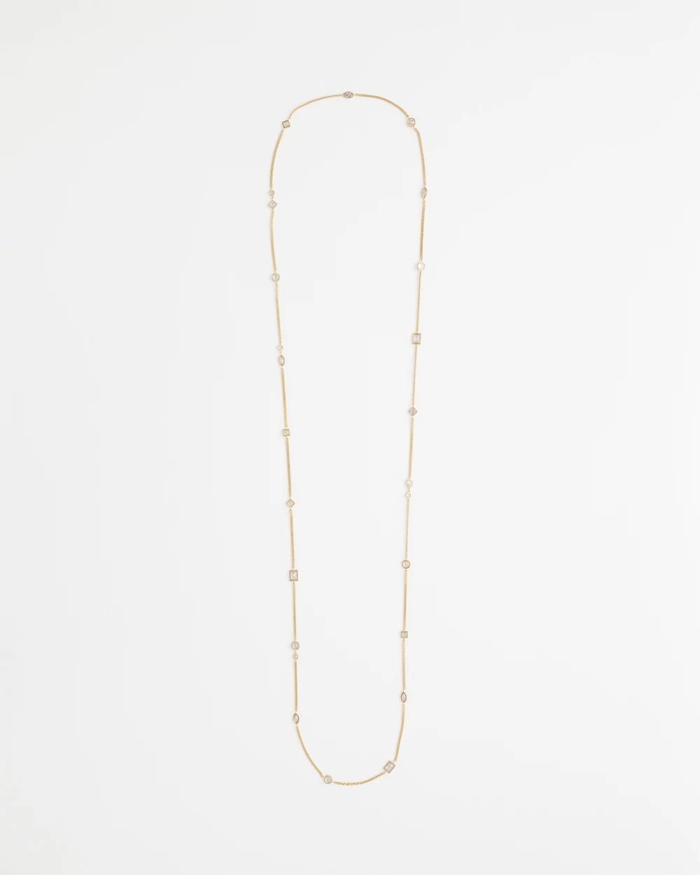 Chico's Featured | Fine Crystal Long Chain Necklace