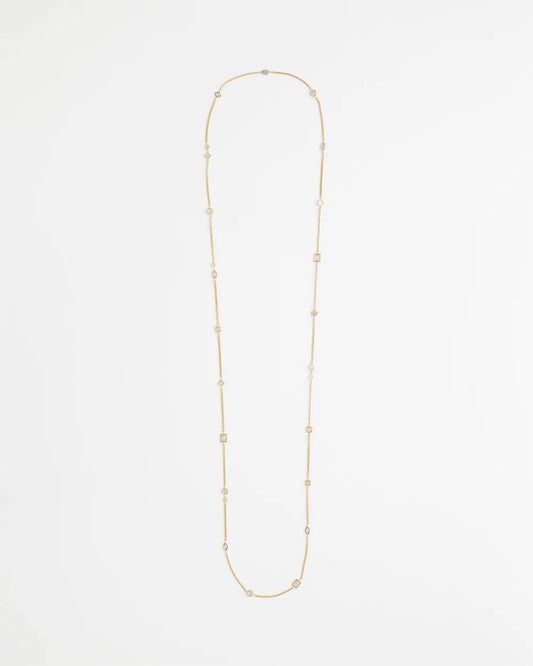 Chico's Featured | Fine Crystal Long Chain Necklace