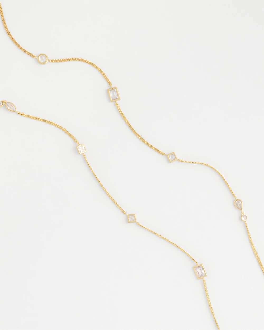 Chico's Featured | Fine Crystal Long Chain Necklace