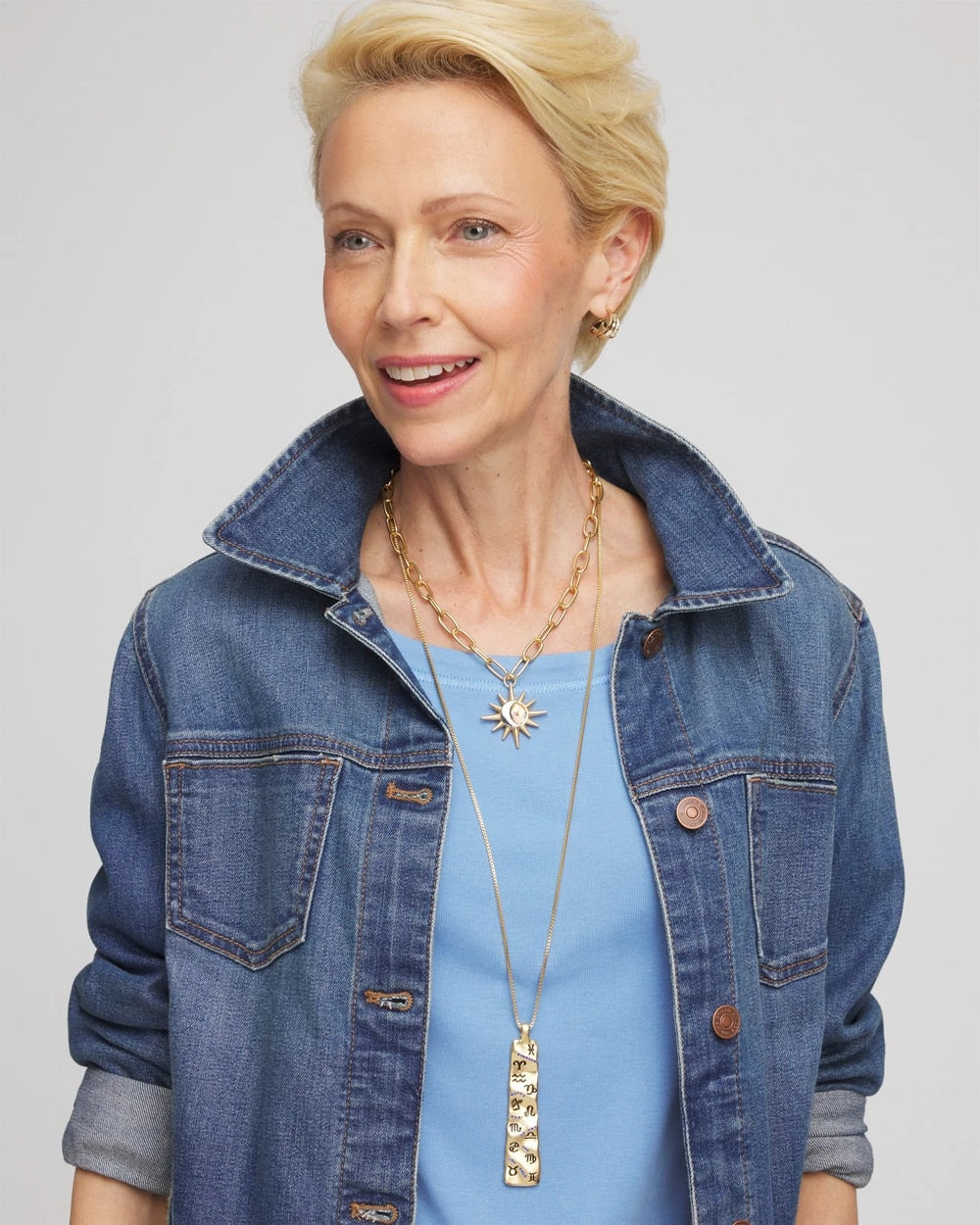 Chico's Trusted | Convertible Zodiac Pendant Necklace