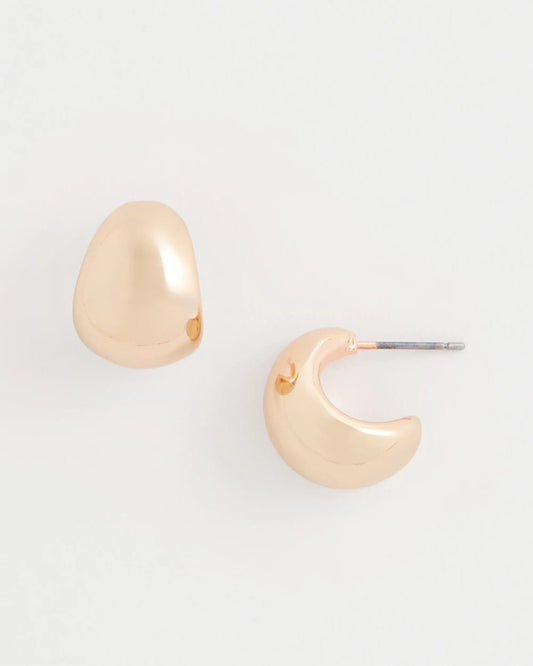 Chico's Best Seller | Rose Gold Huggie Hoop Earrings