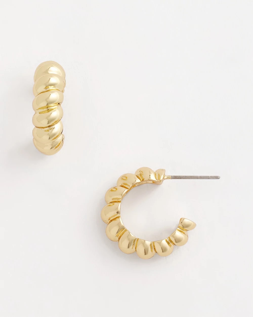 Chico's Latest | No Droop® Goldtone Twisted Hoop Earrings