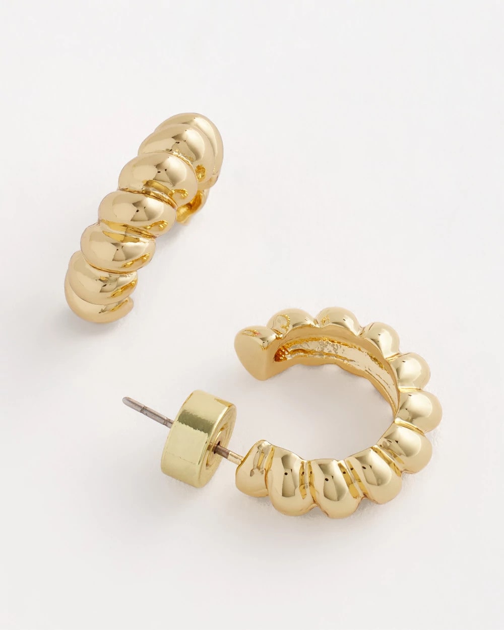 Chico's Latest | No Droop® Goldtone Twisted Hoop Earrings