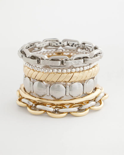 Chico's Featured | Open Link Stretch Bracelet