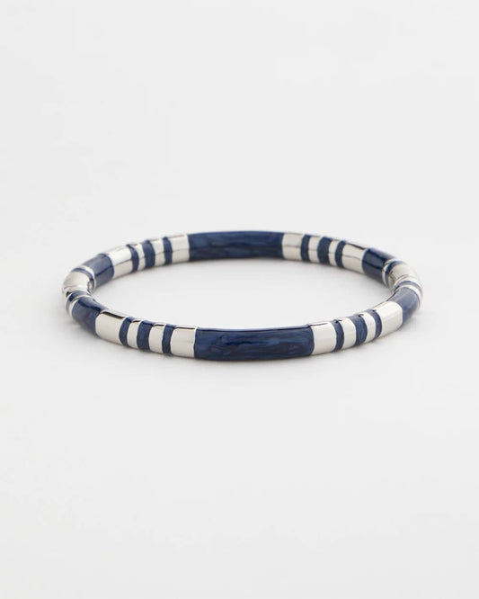 Chico's Great Value | Blue Enamel Hinge Bangle