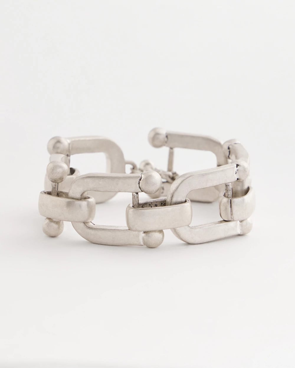 Chico's Discount | Silvertone Link Chain Bracelet