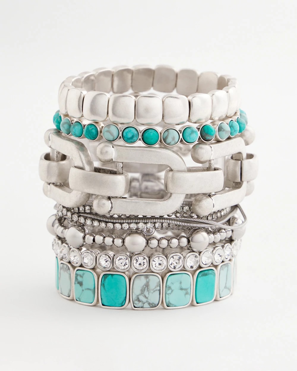 Chico's Discount | Silvertone Link Chain Bracelet